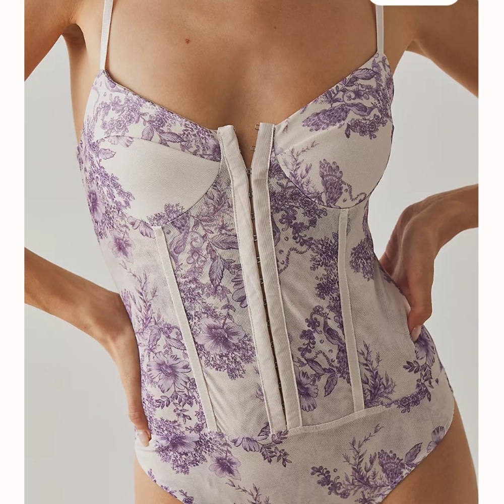 NWOT free people night rhythm bodysuit - Picture 3 of 8